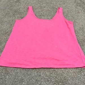 Lilly Pulitzer size medium hot pink cotton tank top